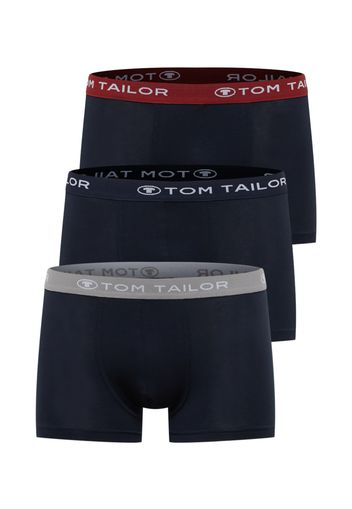 TOM TAILOR Boxer  marino / grigio / rosso vino / bianco