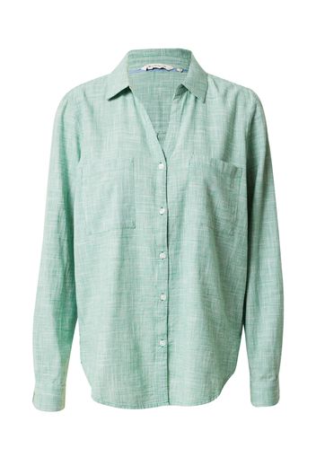 TOM TAILOR Camicia da donna  verde / bianco