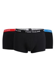 TOM TAILOR Boxer  rosso / nero / blu chiaro