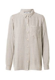 TOM TAILOR Camicia da donna  marrone / nero / bianco