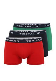 TOM TAILOR Boxer  marino / verde erba / rosso carminio