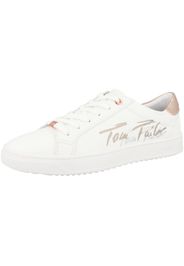 TOM TAILOR Sneaker bassa  oro rosé / bianco