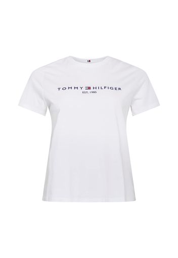 Tommy Hilfiger Curve Maglietta  bianco / blu scuro / rosso