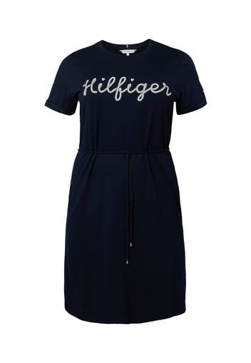 Tommy Hilfiger Curve Abito  blu notte / bianco