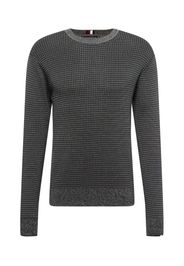 Tommy Hilfiger Tailored Pullover 'HOUNDSTOOTH'  grigio / nero