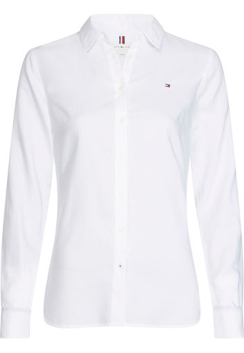 TOMMY HILFIGER Camicia da donna 'Jenna'  bianco / navy / rosso fuoco