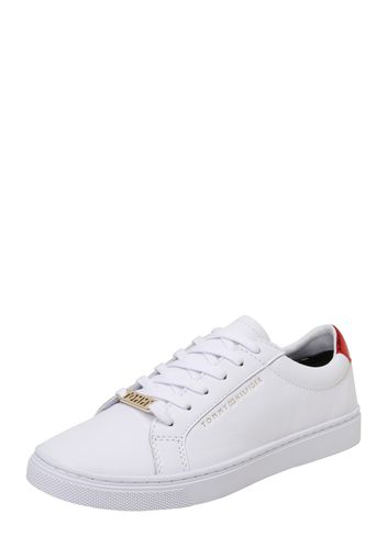 TOMMY HILFIGER Sneaker bassa 'Essential'  rosso / bianco / oro