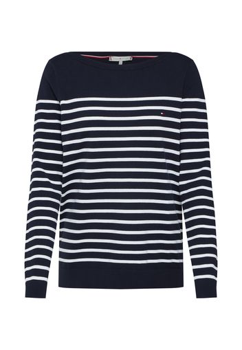 TOMMY HILFIGER Pullover  bianco / blu scuro