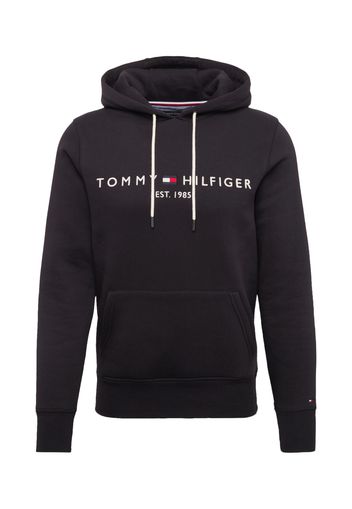 TOMMY HILFIGER Felpa  nero / bianco