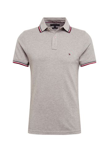 TOMMY HILFIGER Maglietta  grigio sfumato / blu notte / rosso