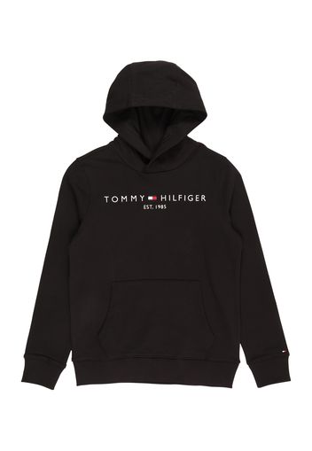 TOMMY HILFIGER Felpa  nero / bianco / rosso chiaro