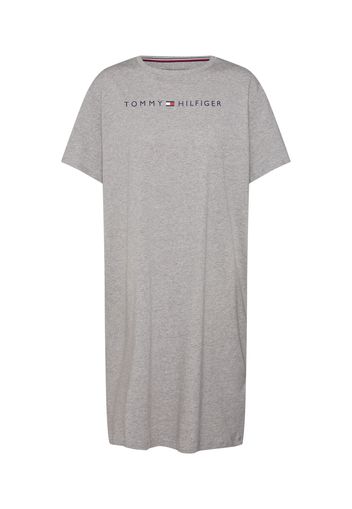 Tommy BDS Hilfiger Underwear Camicia da notte 'RN DRESS HALF SLEEVE'  grigio