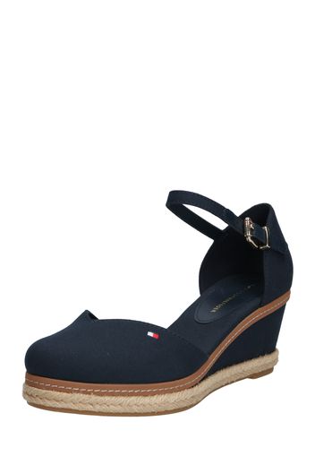 TOMMY HILFIGER Sandalo con cinturino 'Elba'  blu scuro / beige