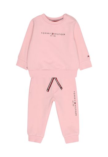 TOMMY HILFIGER Tuta da jogging  rosa / bianco / navy / rosso