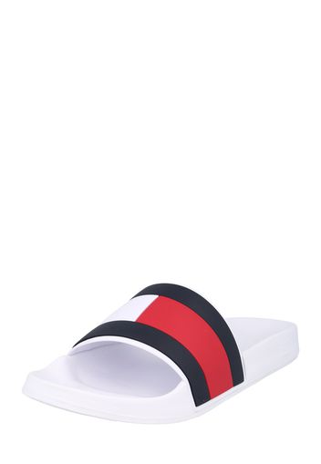 TOMMY HILFIGER Scarpe da spiaggia / da bagno 'MARCO 9R'  bianco / rosso / blu