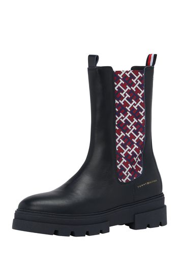 TOMMY HILFIGER Boots chelsea  blu scuro / bianco / rosso scuro