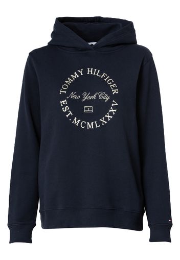 TOMMY HILFIGER Felpa  navy / bianco