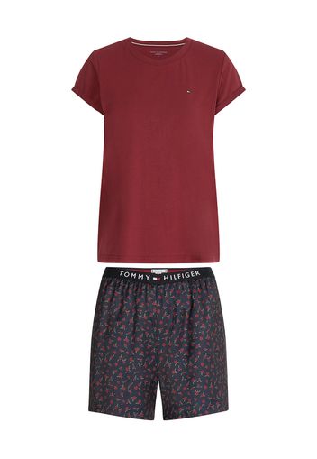 TOMMY HILFIGER Shorty  grigio scuro / verde scuro / bordeaux