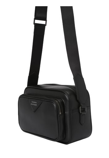 TOMMY HILFIGER Borsa a tracolla  nero / bianco