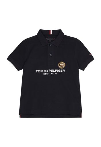 TOMMY HILFIGER Maglietta  sabbia / blu scuro / rosso / bianco