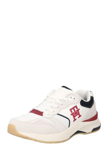 TOMMY HILFIGER Sneaker bassa  beige / navy / rosso / bianco