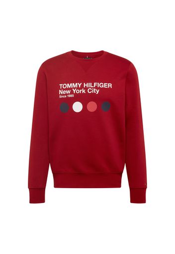 TOMMY HILFIGER Felpa 'METRO'  navy / rosso / bianco