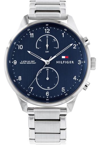 TOMMY HILFIGER Orologio analogico  zappiro / argento