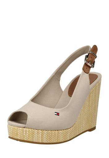 TOMMY HILFIGER Sandalo 'Elena'  marrone chiaro / grigio chiaro