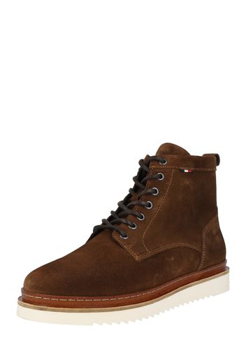 TOMMY HILFIGER Boots stringati  marrone scuro