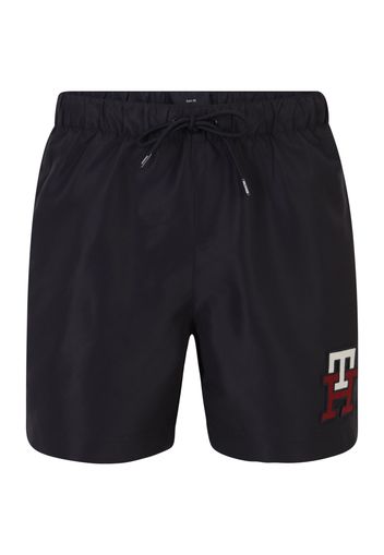 TOMMY HILFIGER Pantaloncini da bagno  marino / rosso scuro / nero / bianco