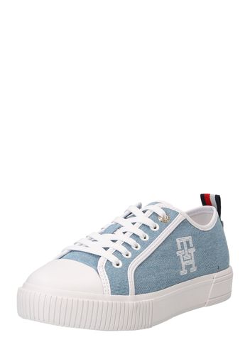 TOMMY HILFIGER Sneaker bassa  blu denim / bianco