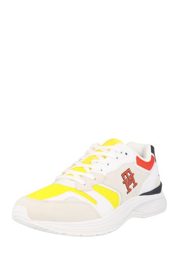 TOMMY HILFIGER Sneaker bassa  giallo / grigio chiaro / rosso / bianco