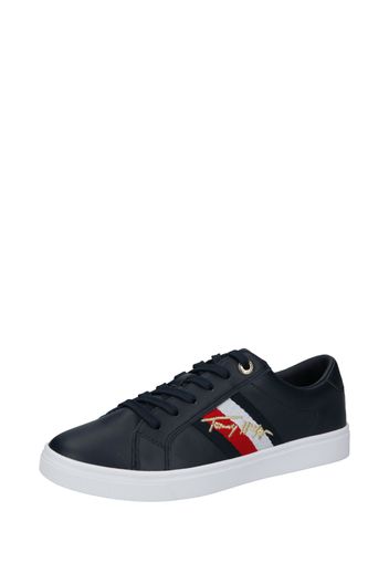 TOMMY HILFIGER Sneaker bassa  blu scuro / oro / rosso / bianco