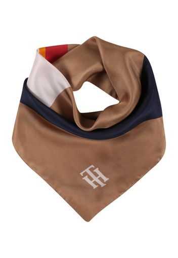 TOMMY HILFIGER Foulard 'MODERN SURPLUS'  beige scuro / navy / rosso fuoco / offwhite