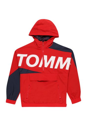 TOMMY HILFIGER Giacca di mezza stagione 'Hero Popover'  navy / rosso fuoco / bianco