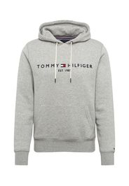 TOMMY HILFIGER Felpa  grigio sfumato / bianco / rosso / blu scuro