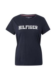 Tommy Hilfiger Underwear Camicia da notte  blu scuro / bianco