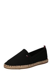 TOMMY HILFIGER Espadrillas  nero / bianco / blu scuro / rosso