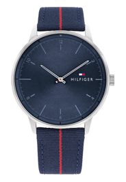 TOMMY HILFIGER Orologio analogico  navy / rosso / argento