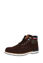 TOMMY HILFIGER Boots stringati  navy / marrone scuro / rosso / bianco