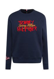 TOMMY HILFIGER Felpa  blu notte / giallo oro / rosso / bianco