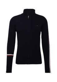 TOMMY HILFIGER Giacchetta 'INTARSIA'  blu notte / rosso / bianco