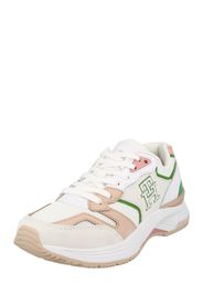 TOMMY HILFIGER Sneaker bassa  crema / verde / arancione pastello / bianco