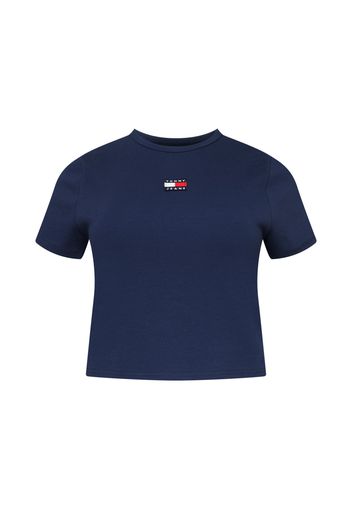 Tommy Jeans Curve Maglietta  navy / rosso fuoco / bianco