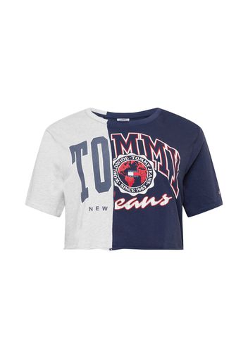 Tommy Jeans Curve Maglietta  navy / grigio sfumato / rosso / bianco