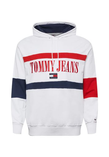 Tommy Jeans Plus Felpa  bianco / navy / rosso