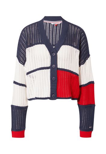 Tommy Jeans Giacchetta  bianco / rosso / marino