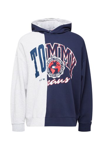 Tommy Jeans Felpa  blu scuro / rosso / bianco / grigio chiaro / navy