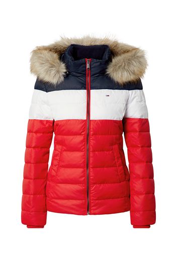 Tommy Jeans Giacca invernale  bianco / rosso / navy