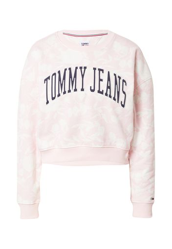 Tommy Jeans Felpa  rosa chiaro / bianco / marino